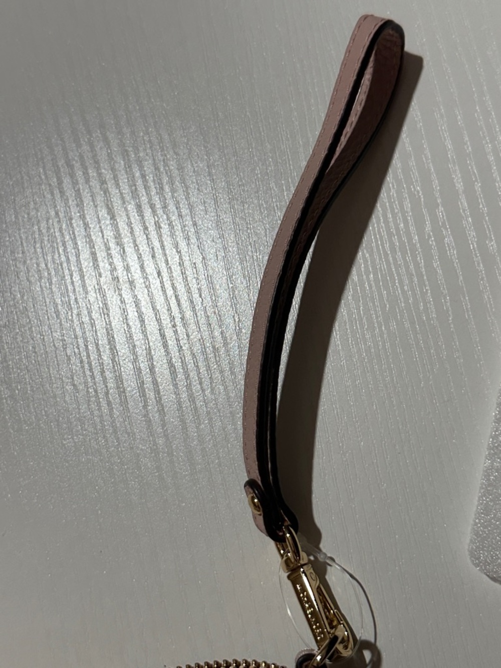 Michael Kors Dusty Pink Pebbled Leather Wristlet Wallet - Picture 10 of 16